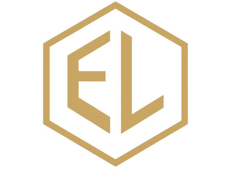 Logo minimalista de Elite Level USA