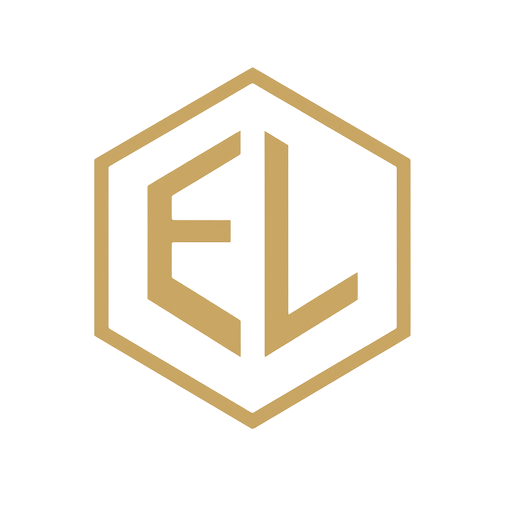 Logo minimalista de Elite Level USA